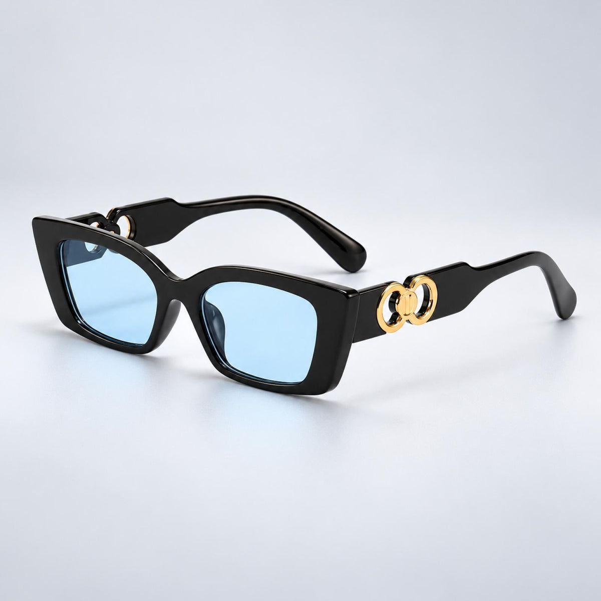 Lunettes Golden Retro bleues - vue 4