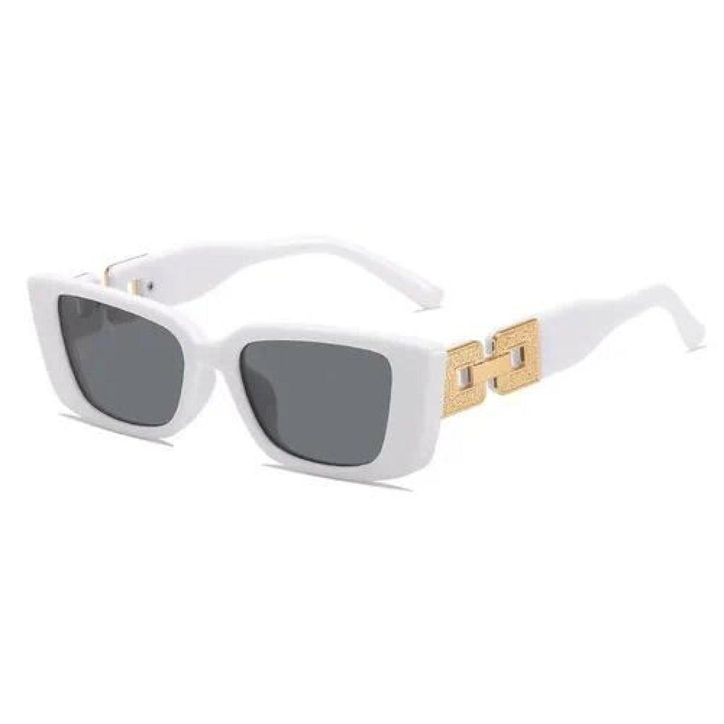 Lunettes Golden Signature blanc - Santa Mode