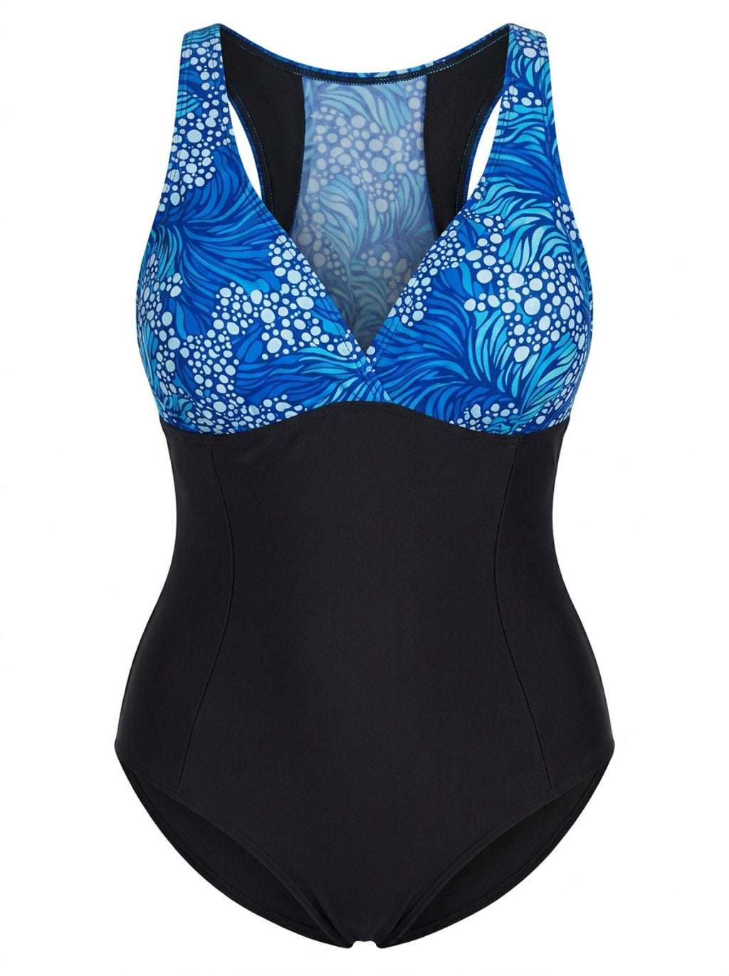 Maillot de bain une pièce col V imprimé Modèle Kim - vue 5