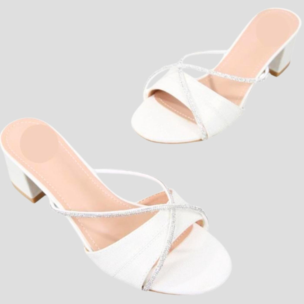 Mules à talon femme grandes pointures brides croisées Modèle Guadalajara - vue 2