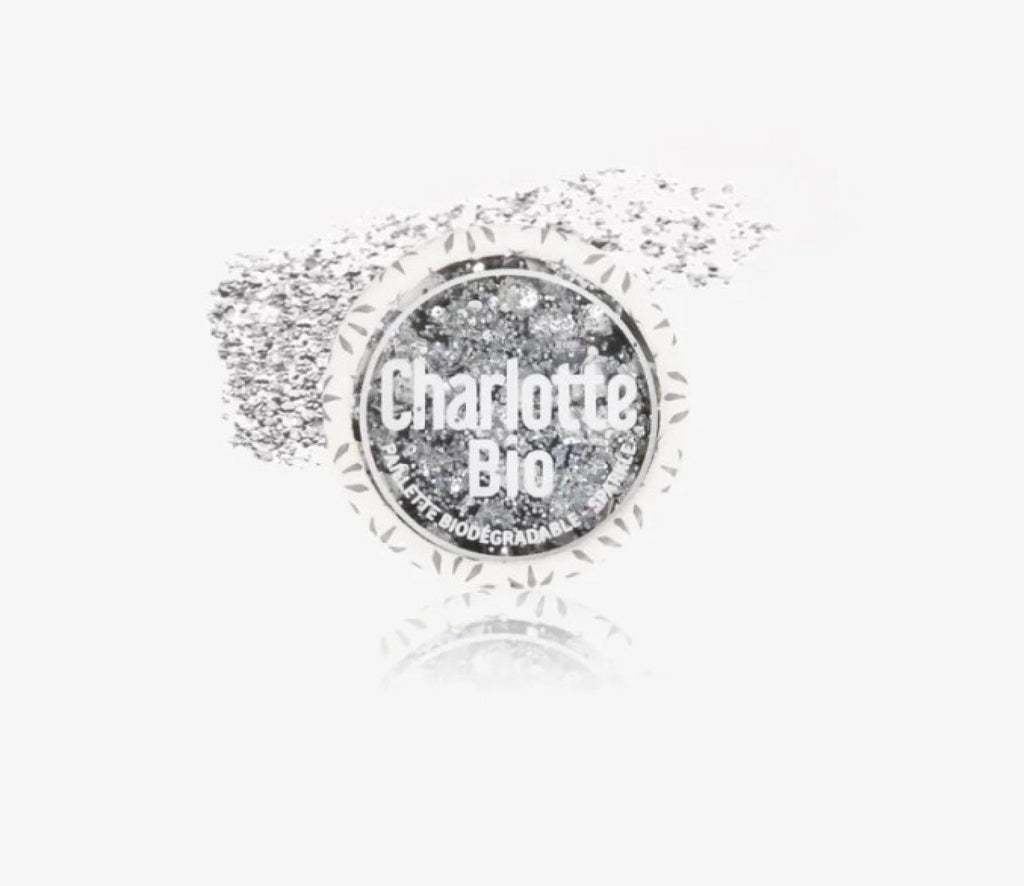 Paillettes Argentées Visage et corps CHARLOTTE BIO