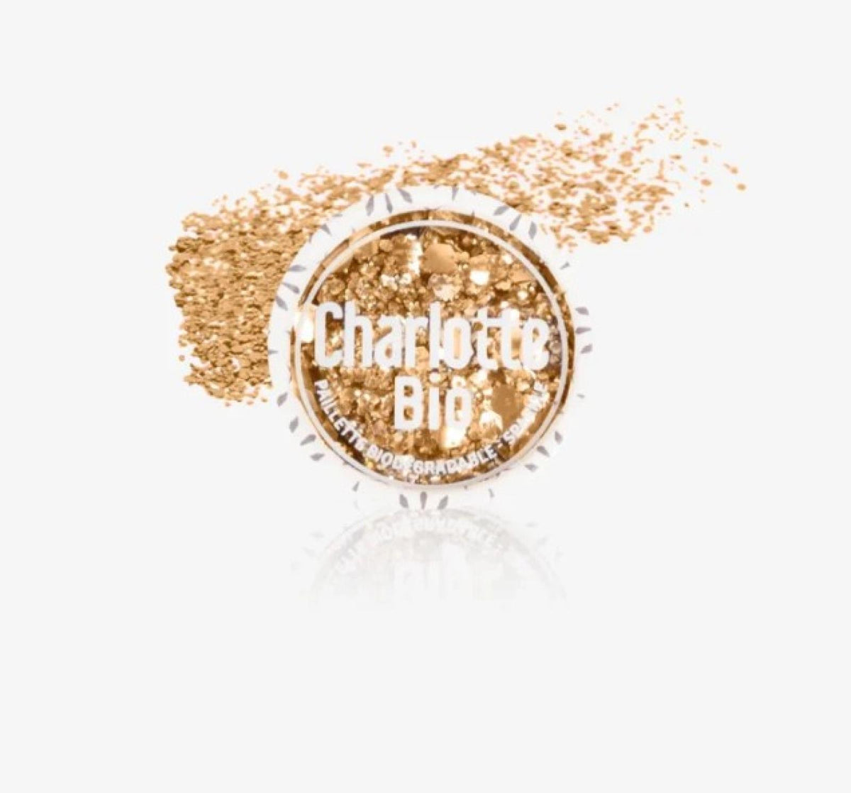 Paillettes Dorées Visage et corps CHARLOTTE BIO