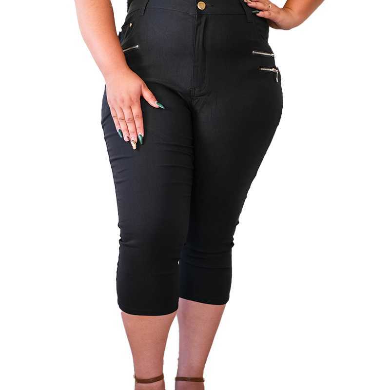 Pantacourt femme ajusté poches zippées Modèle Annie