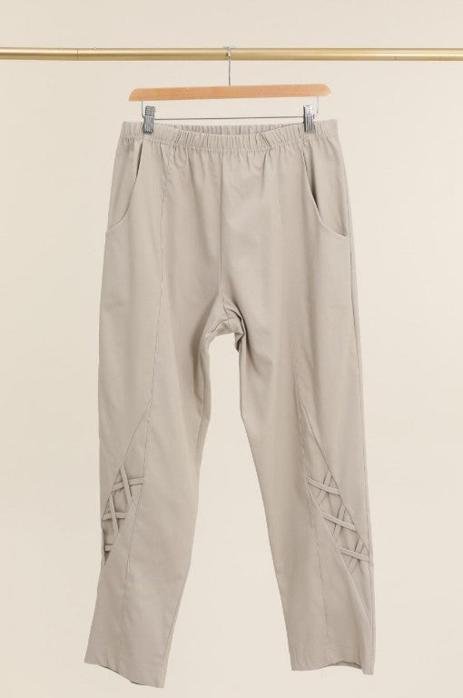 Pantacourt femme grandes tailles taille haute Modèle Mons - vue 2