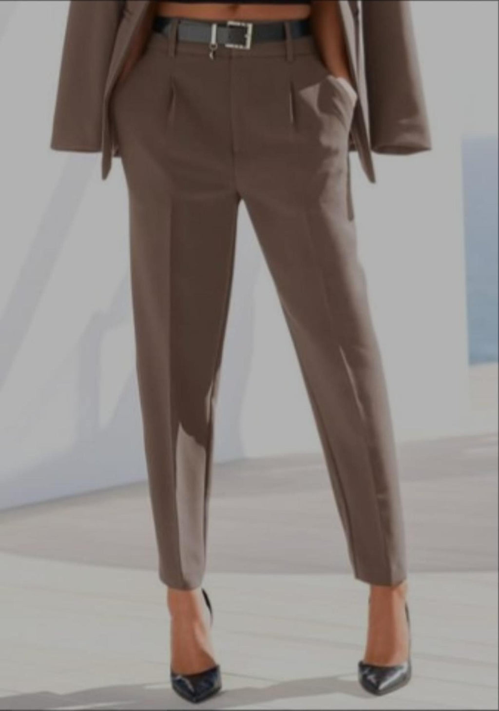 Pantalon droit kaki Modèle Solina
