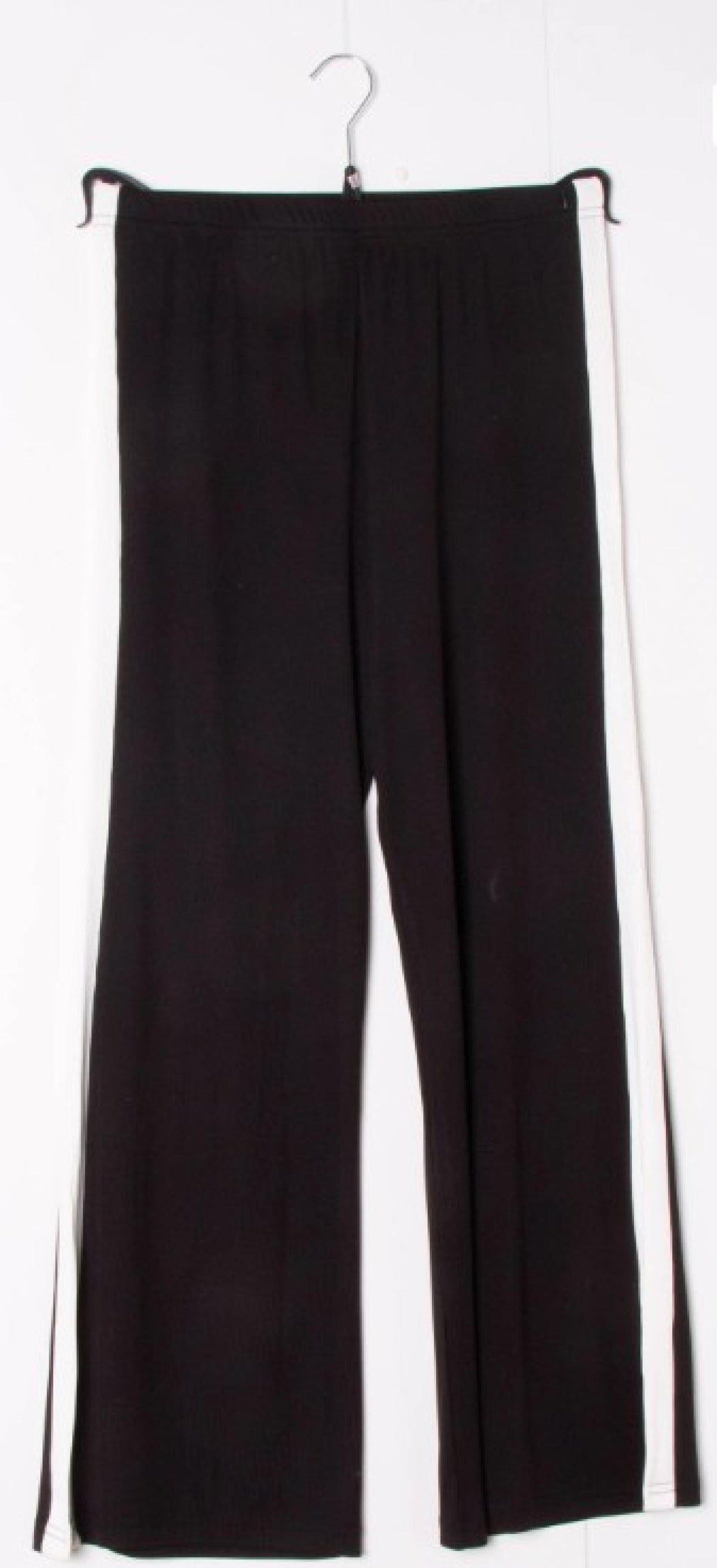 Pantalon femme grandes tailles côtelé bande contrastante Modèle Éclat - vue 5