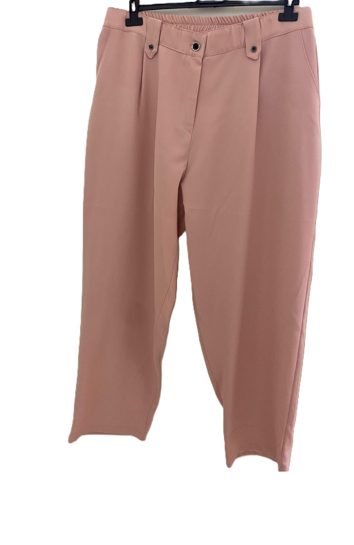 Pantalon femme grandes tailles coupe droite fluide Modèle Hagen - vue 4