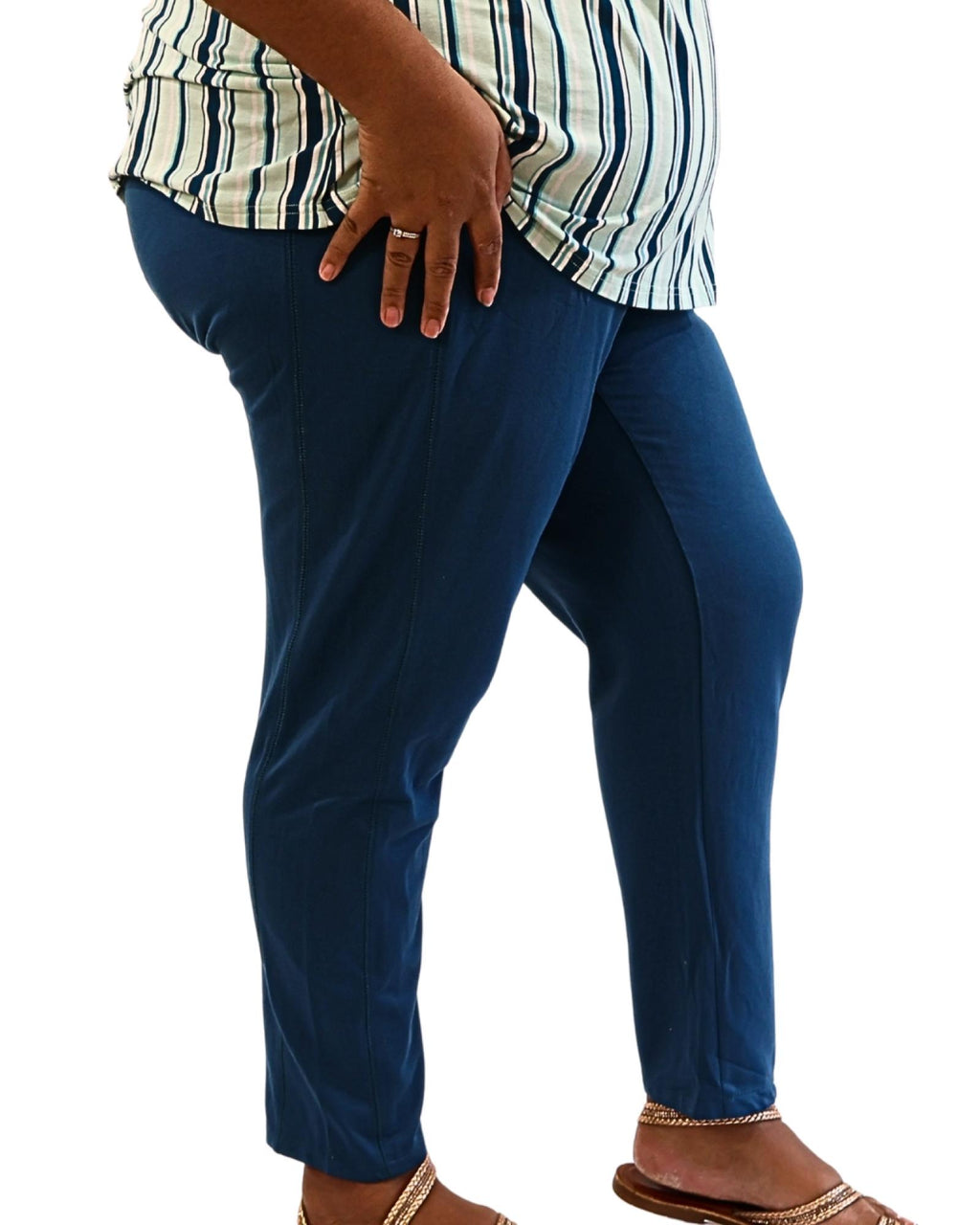 Pantalon femme grandes tailles droit Modèle Lily - Sheego - vue 3