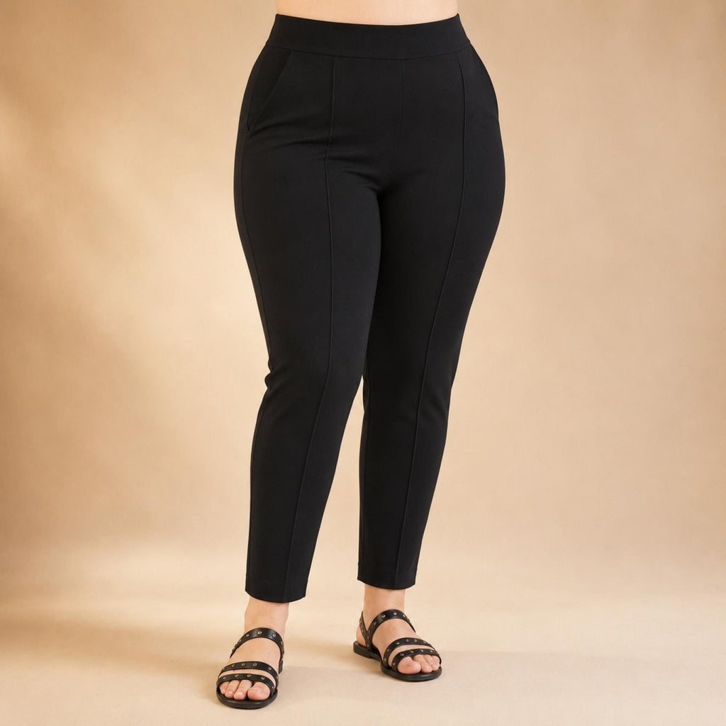 Pantalon femme grandes tailles taille élastique Modèle Tinto