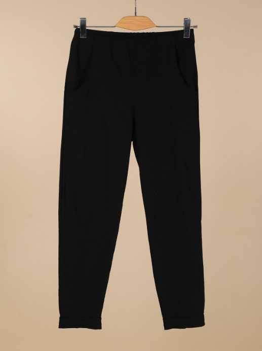 Pantalon femme grandes tailles taille élastique Modèle Tinto - vue 2