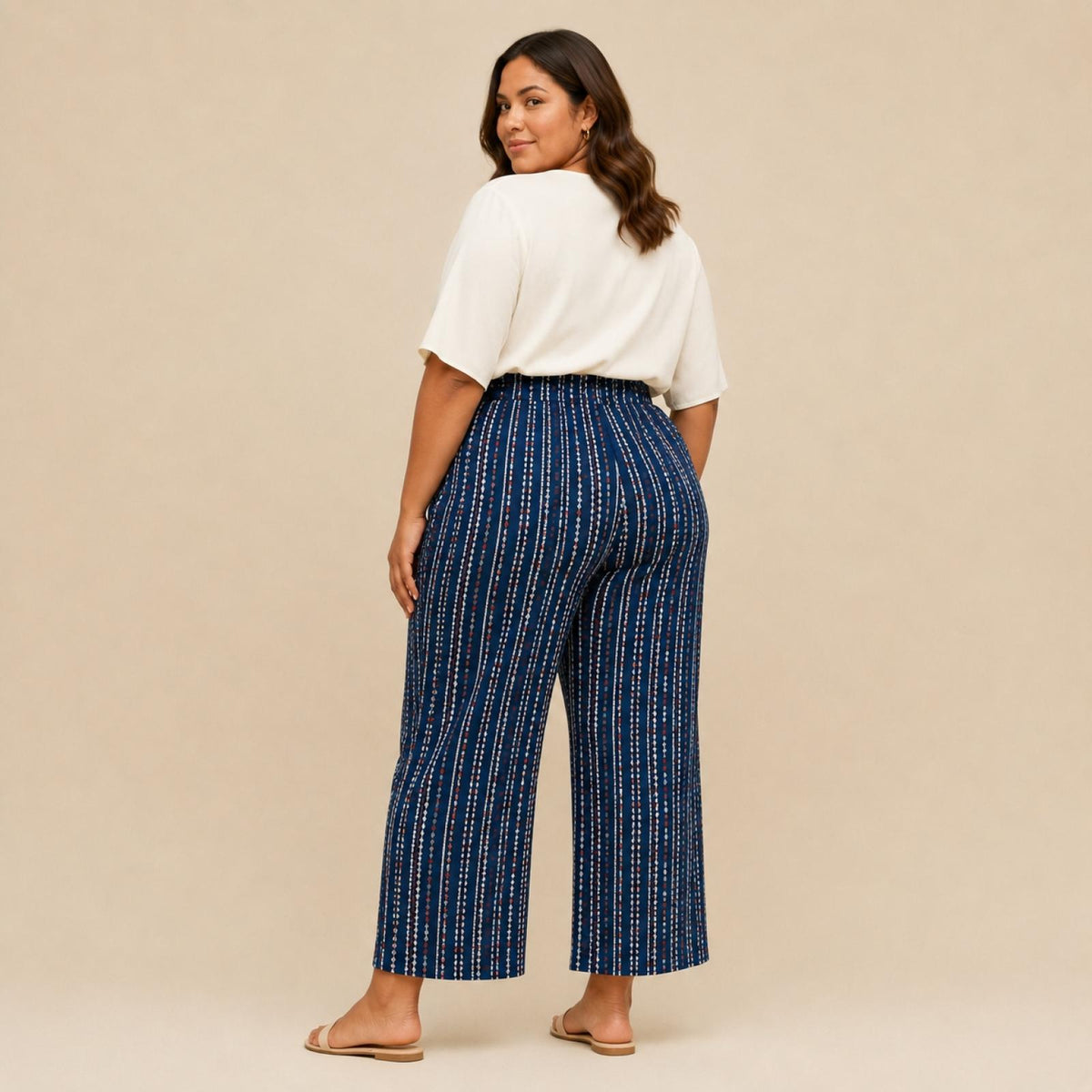 Pantalon NAOKO Bleu Du 44 au 60 - vue 2