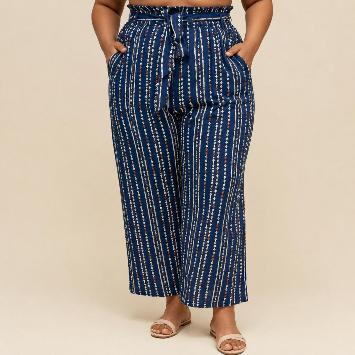 Pantalon NAOKO Bleu Du 44 au 60 - vue 3