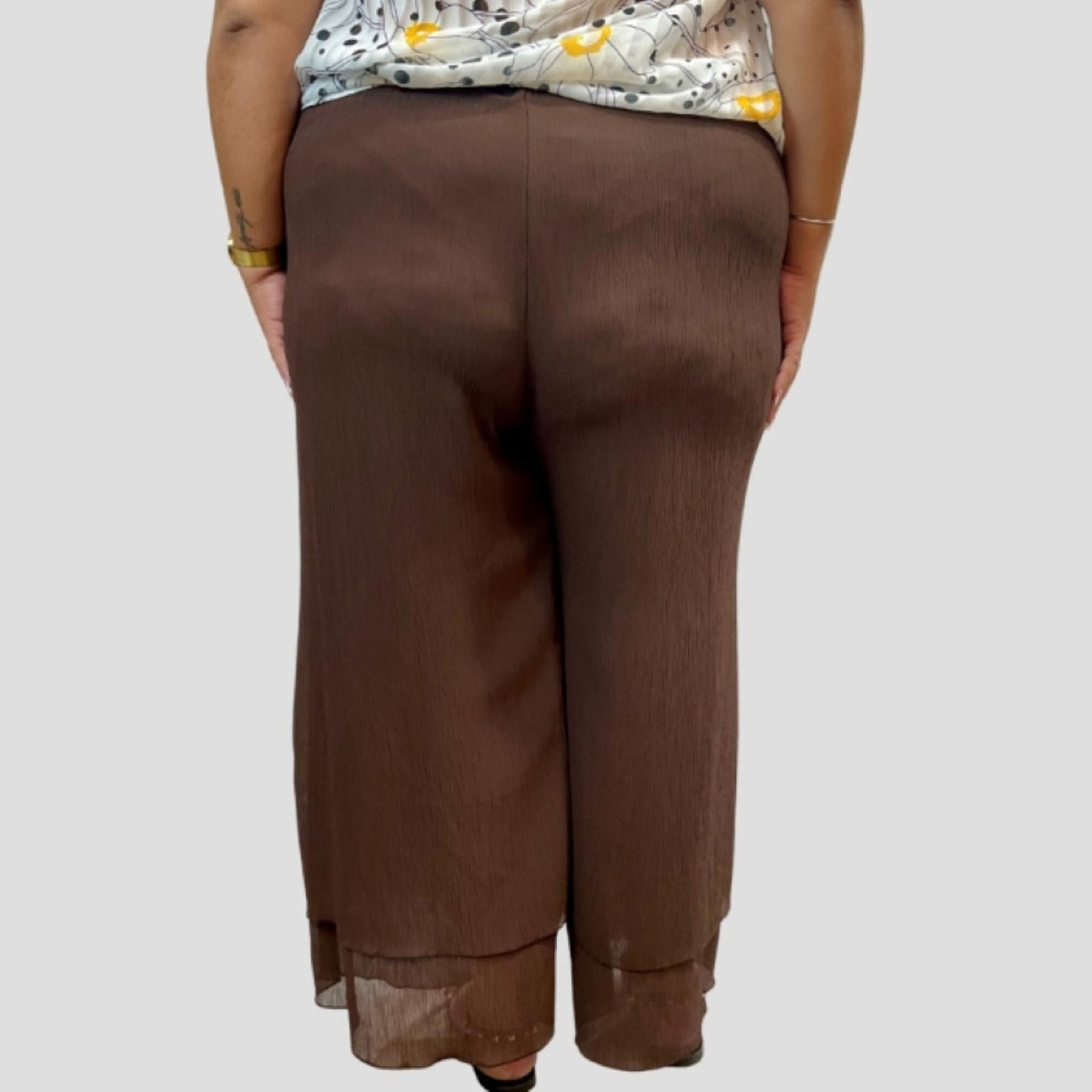 Pantalon Sélène Choco du 54 au 60 - vue 2