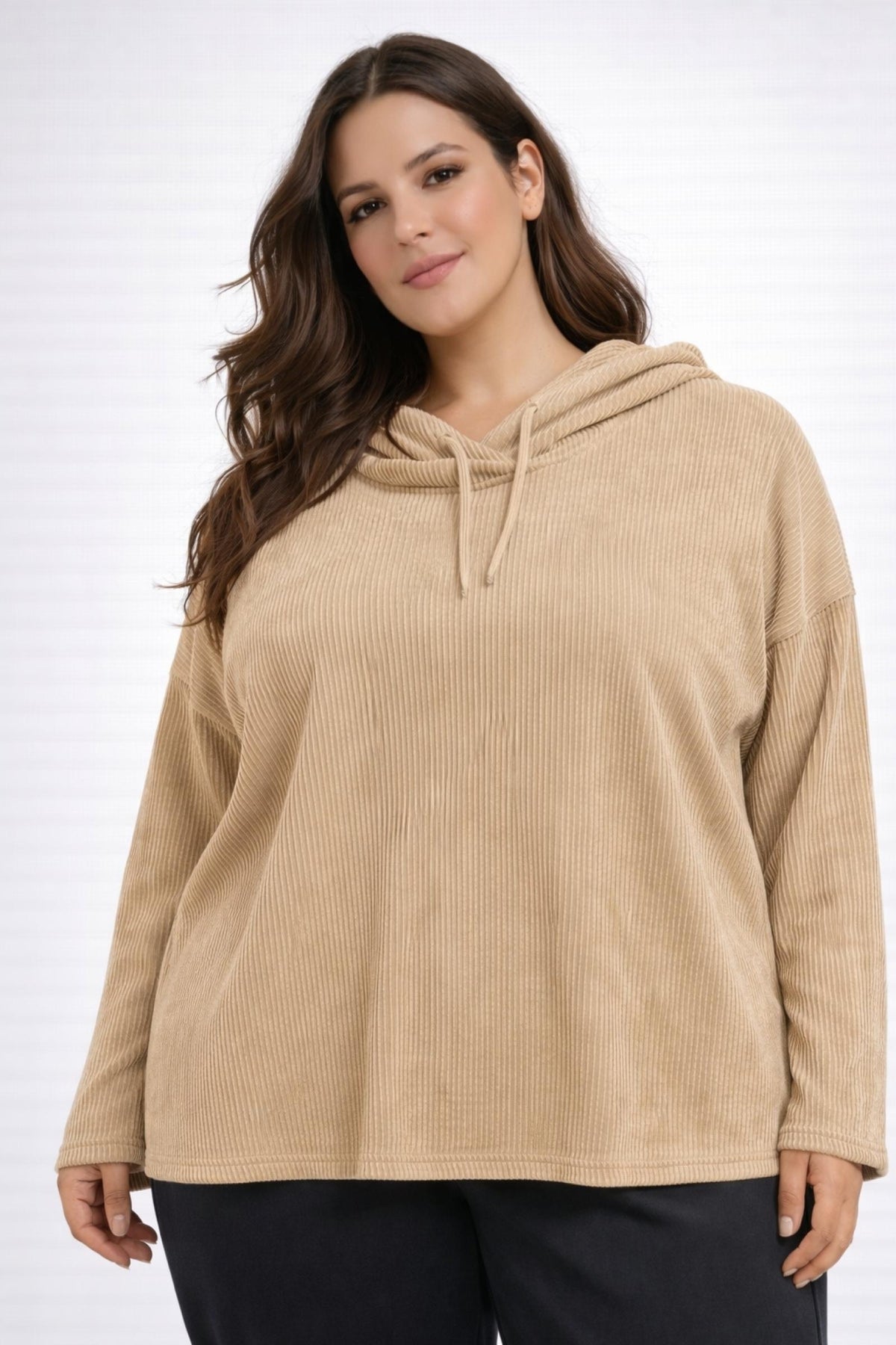 Pull grandes tailles à capuche Modèle Bailey - Santa Mode