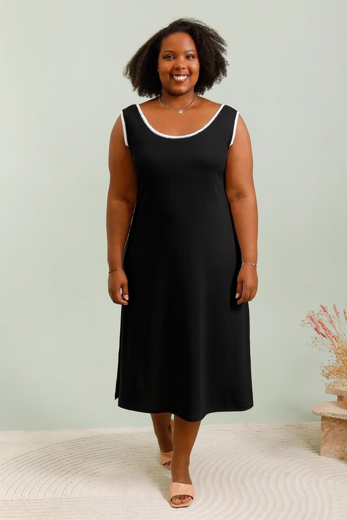Robe Amelia du 46 au 60 noir - vue 5