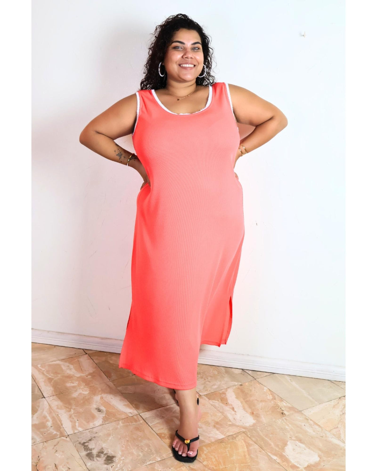 Robe Amelia du 46 au 60 orange