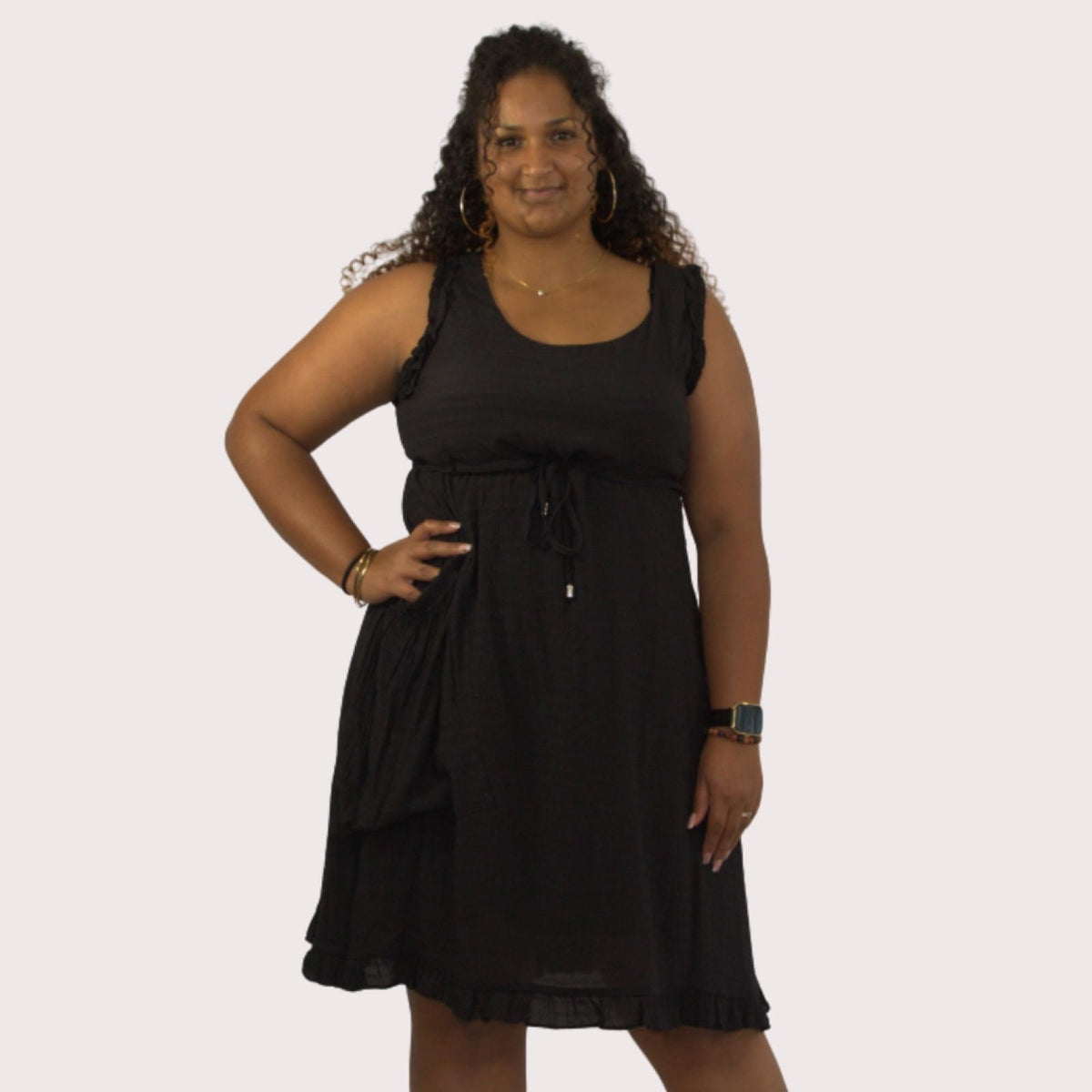 Robe casual fluide Modèle Lauryn - Santa Mode