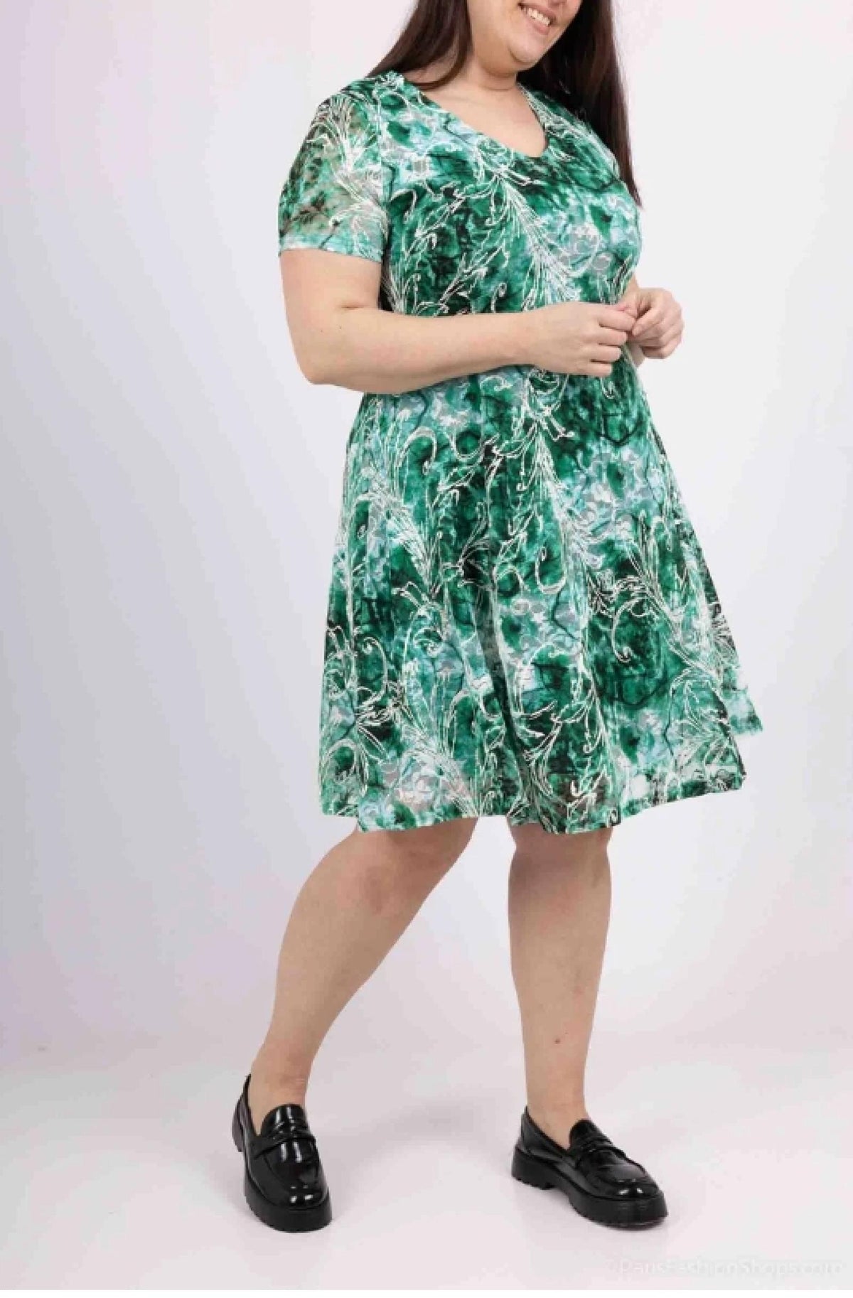 Robe casual Tracy du 46-48 au 54-56 - Santa Mode - vue 4