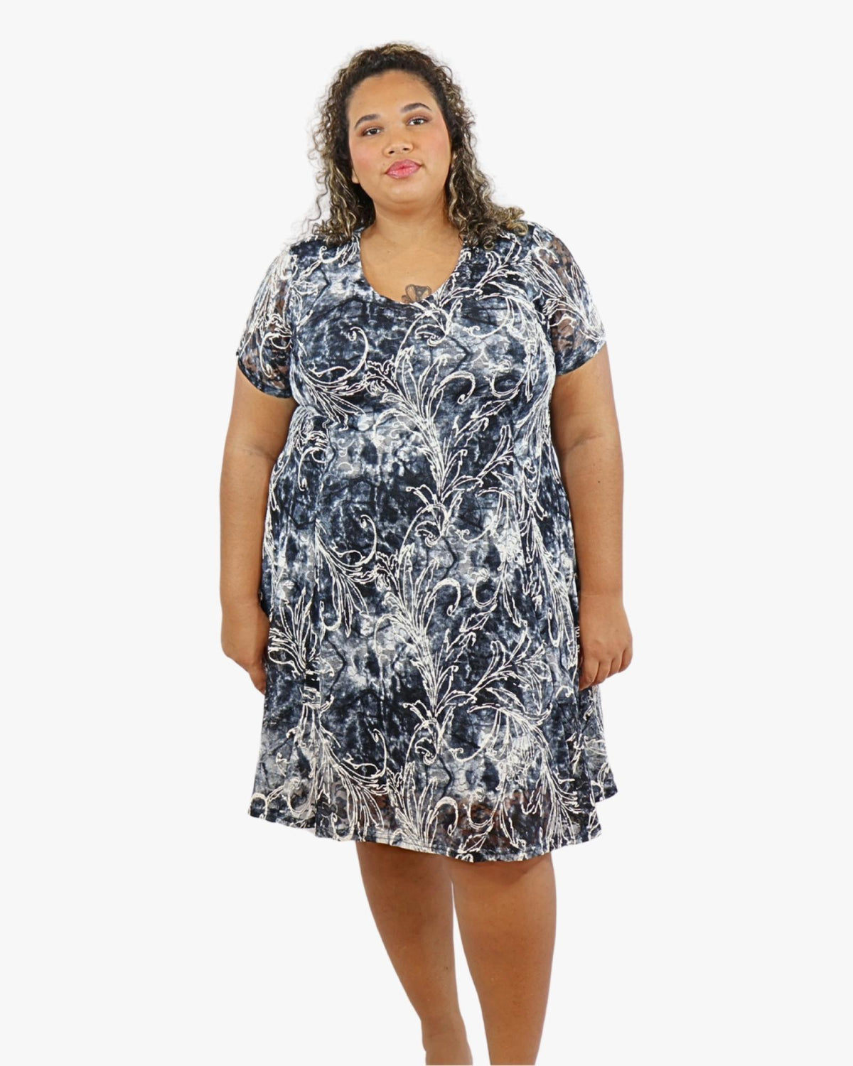 robe casual Tracy taille 46-48 au 54-56 - Santa Mode - vue 5