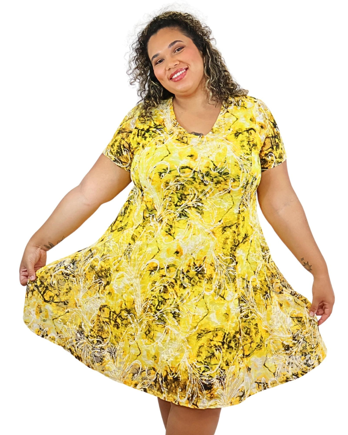 Robe casual Tracy taille du 46 au 56 - Santa Mode