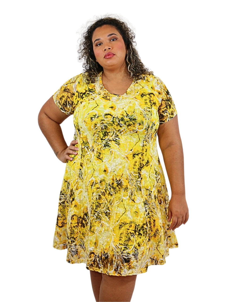Robe casual Tracy taille du 46 au 56 - Santa Mode - vue 5