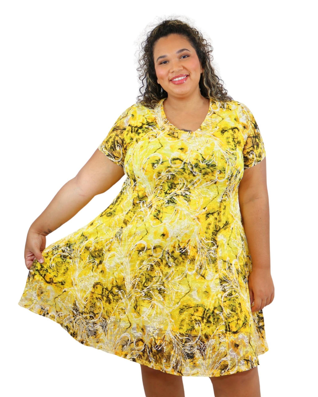 Robe casual Tracy taille du 46 au 56 - Santa Mode - vue 6
