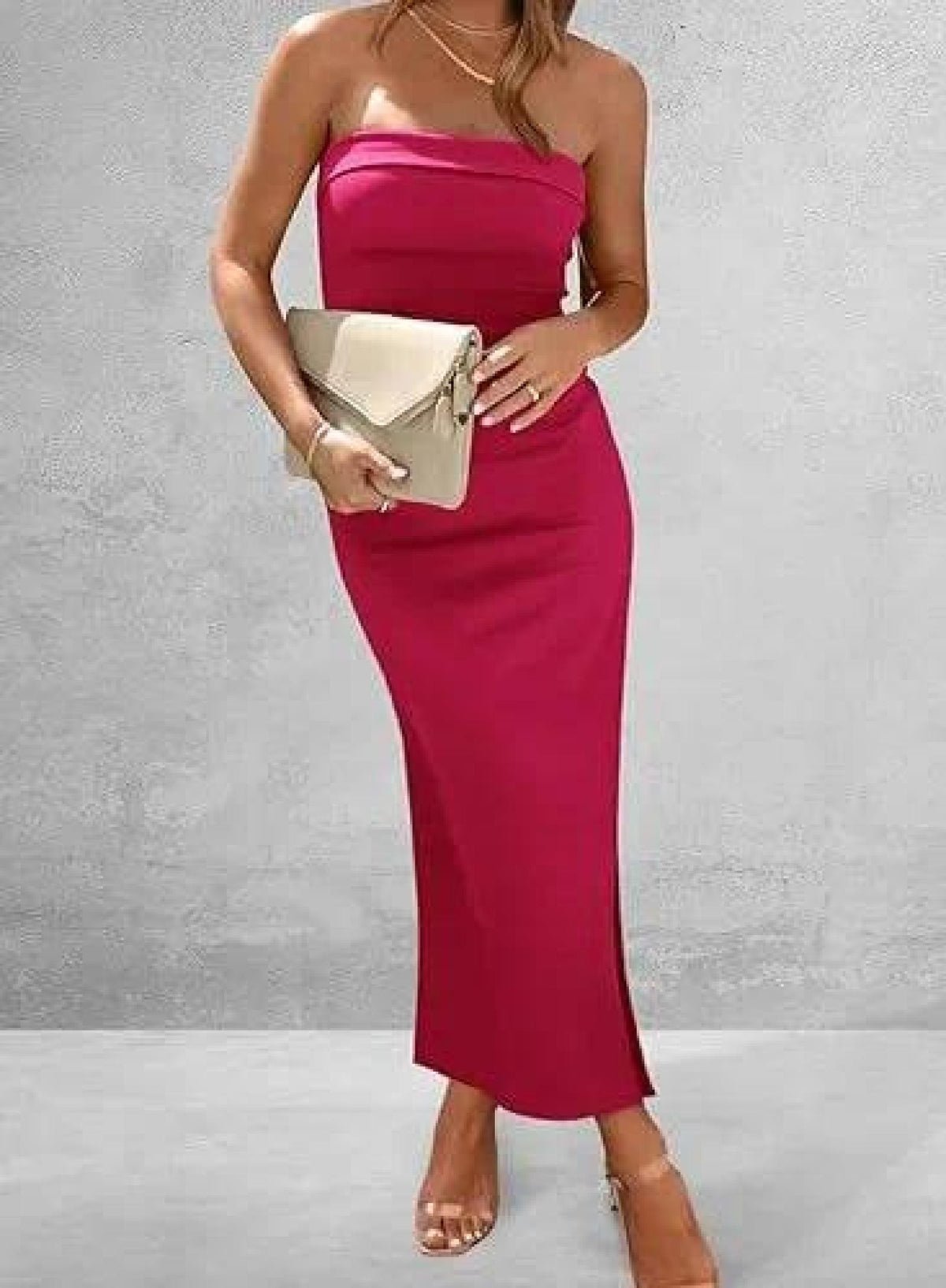 Robe fourreau femme modèle Fany - Santa Mode - vue 2
