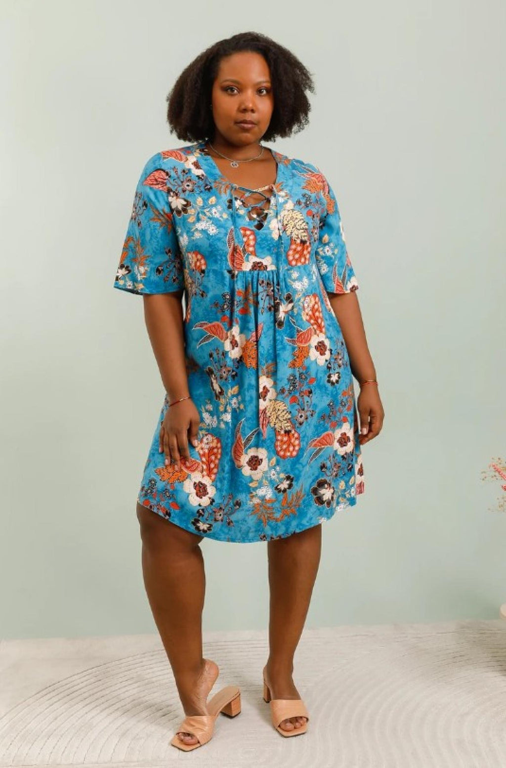 Robe Raïssa du 46 au 60 - Santa Mode