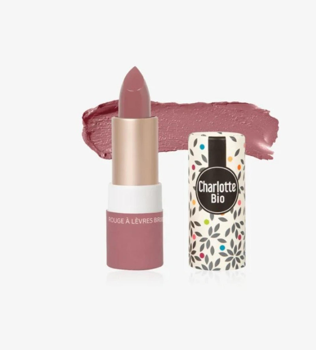 Rouge à lèvres CHARLOTTE BIO Rose Vintage Brillant