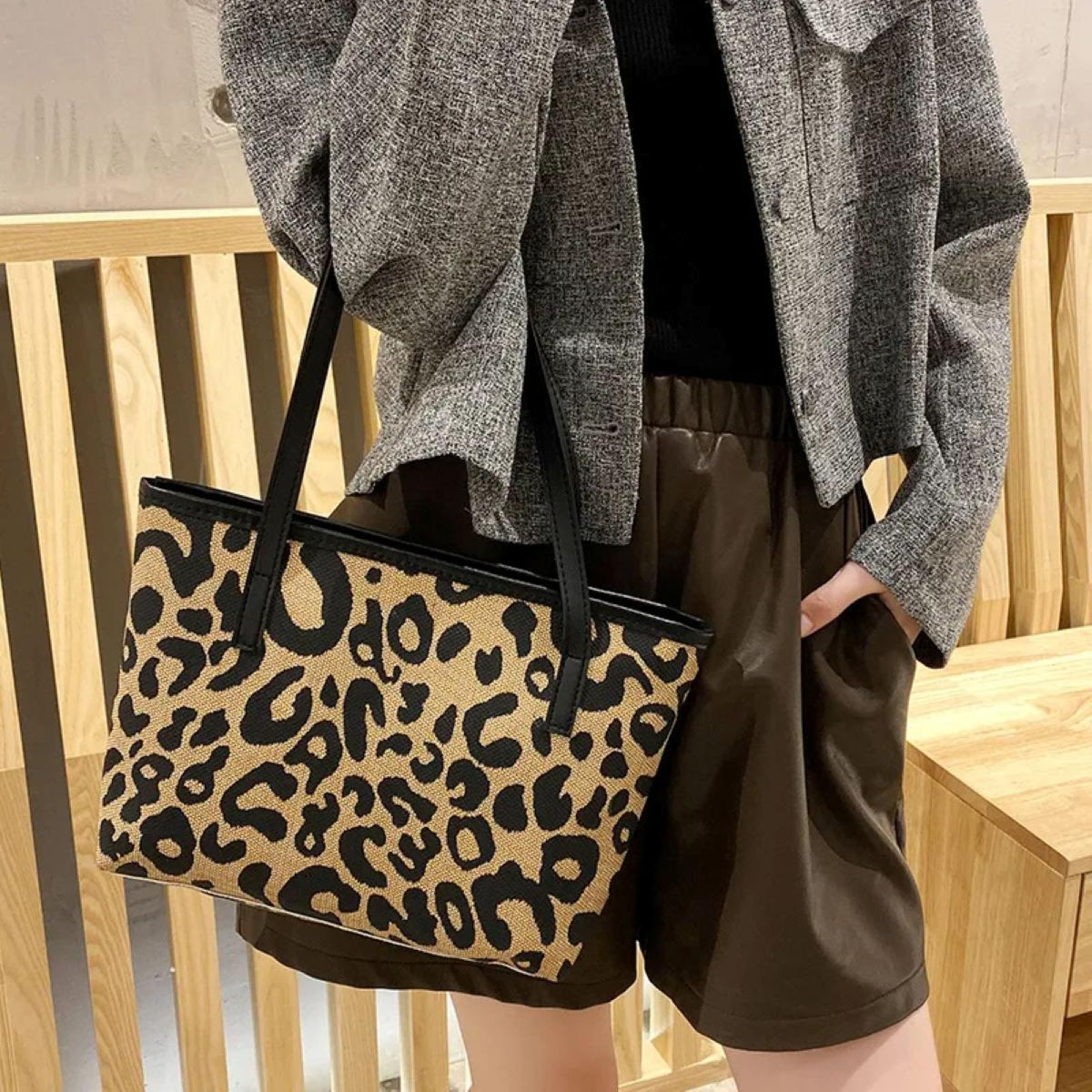 Sac Léopard Léa - vue 2