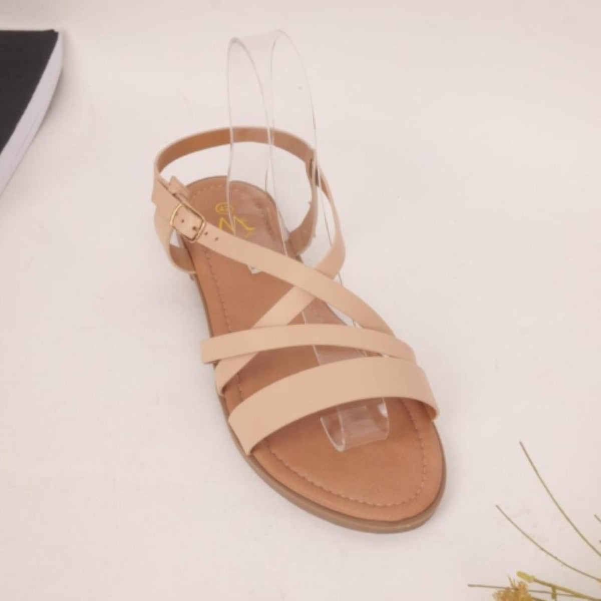 Sandales à lanières croisées grandes pointures - Modèle Rio