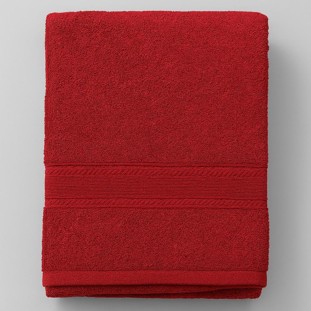 Serviette de bain Yasmina Rouge 50 X 100CM