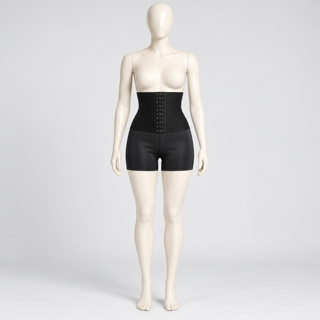 Short-culotte gainant noir taille très haute Modèle Suri - vue 3