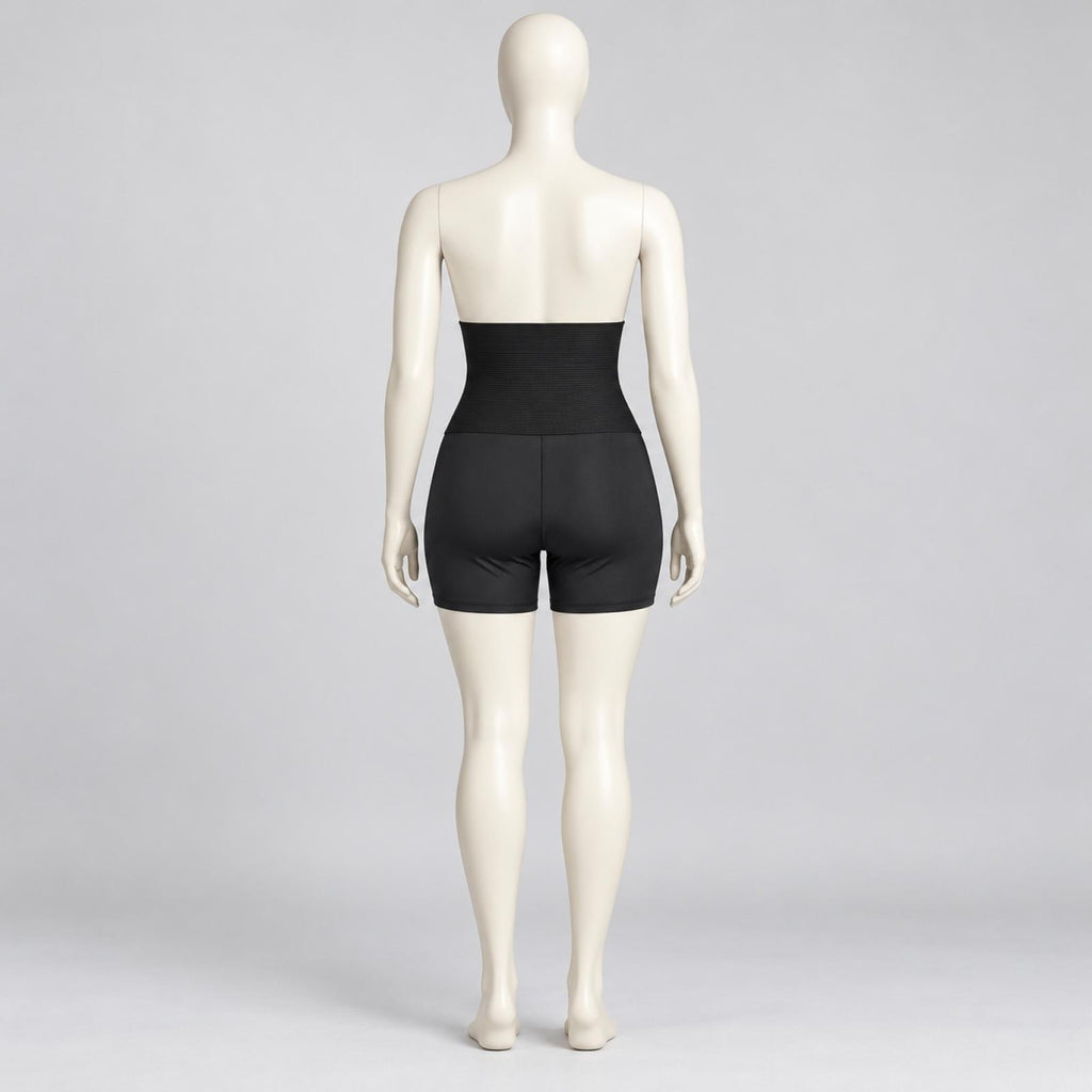 Short-culotte gainant noir taille très haute Modèle Suri - vue 4