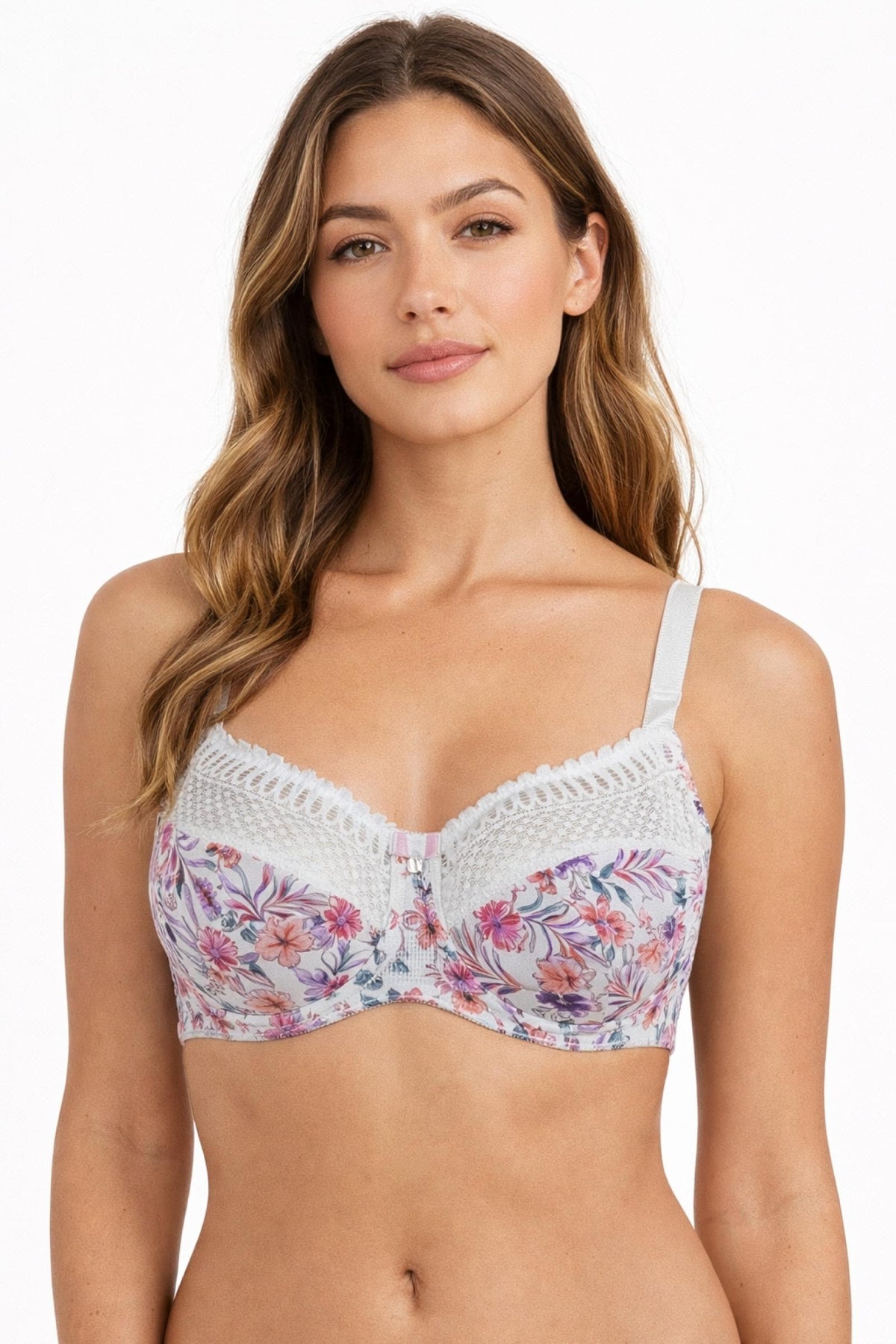 Soutien-gorge Bestform 105C Marbella Ivoire Fleurie
