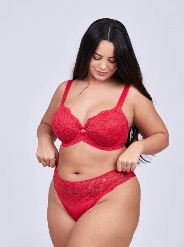 Soutien-gorge rouge ValegeFidji - vue 4
