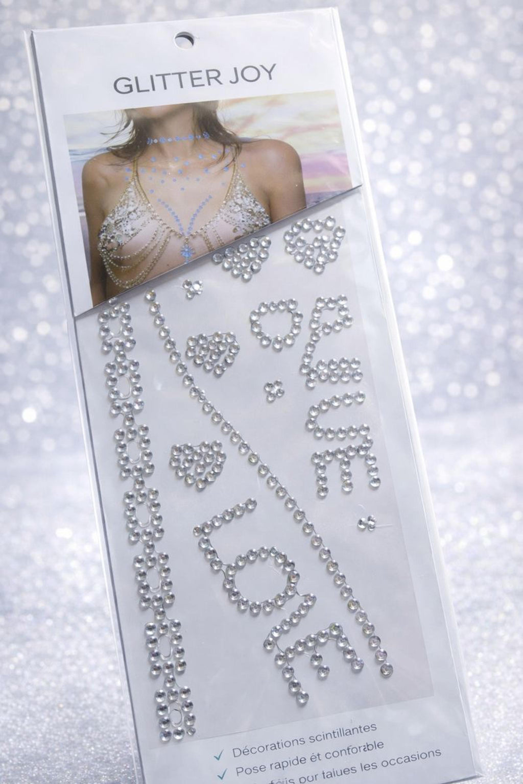 Strass pour le corps LOVE