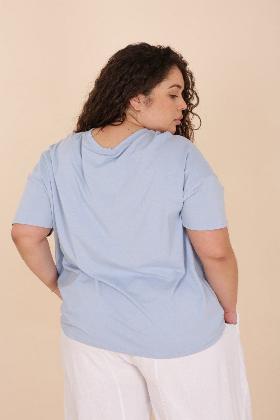 T-shirt femme grandes tailles graphique Modèle Monza - vue 4