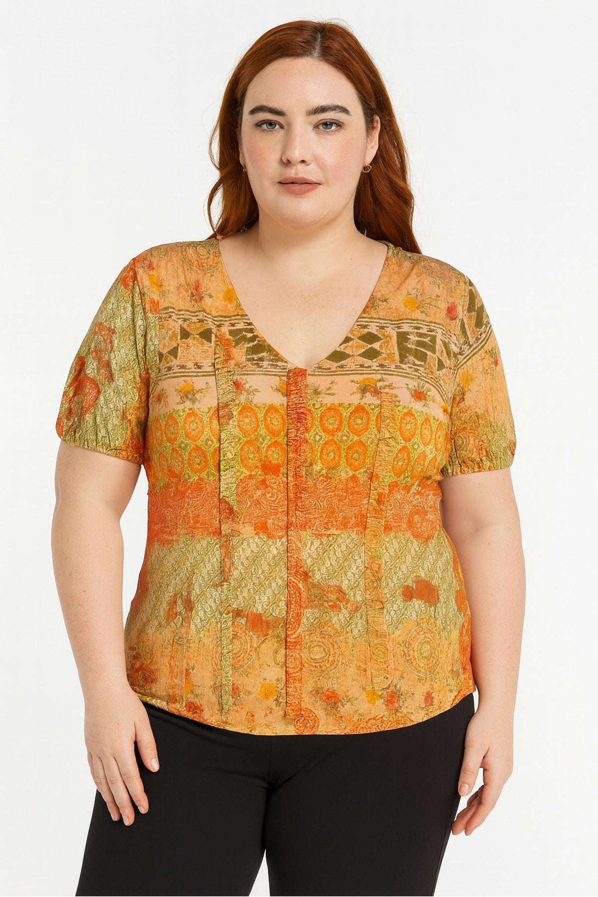 T-shirt fleuri Modèle Kalindra