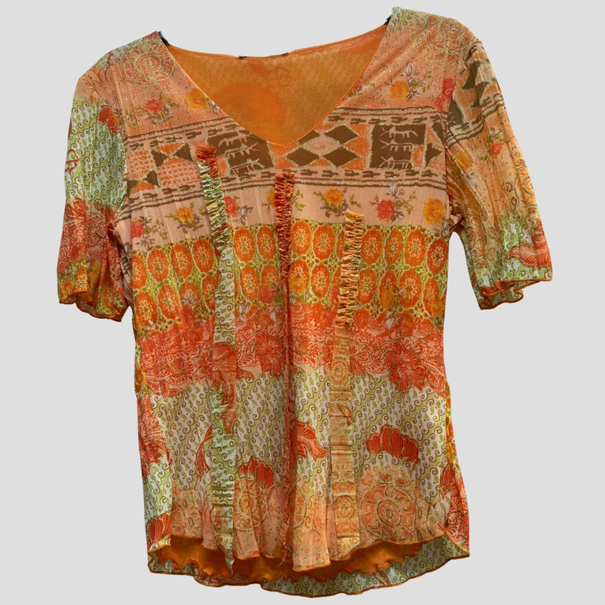 T-shirt fleuri Modèle Kalindra - vue 2