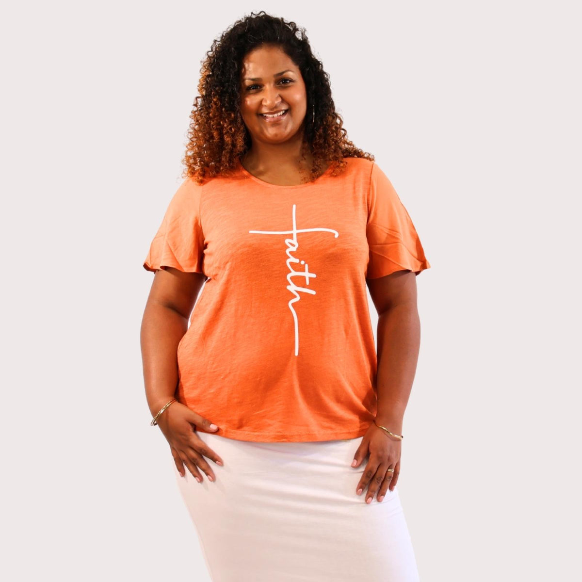 T-shirt grandes tailles à message Modèle Anna - Sheego