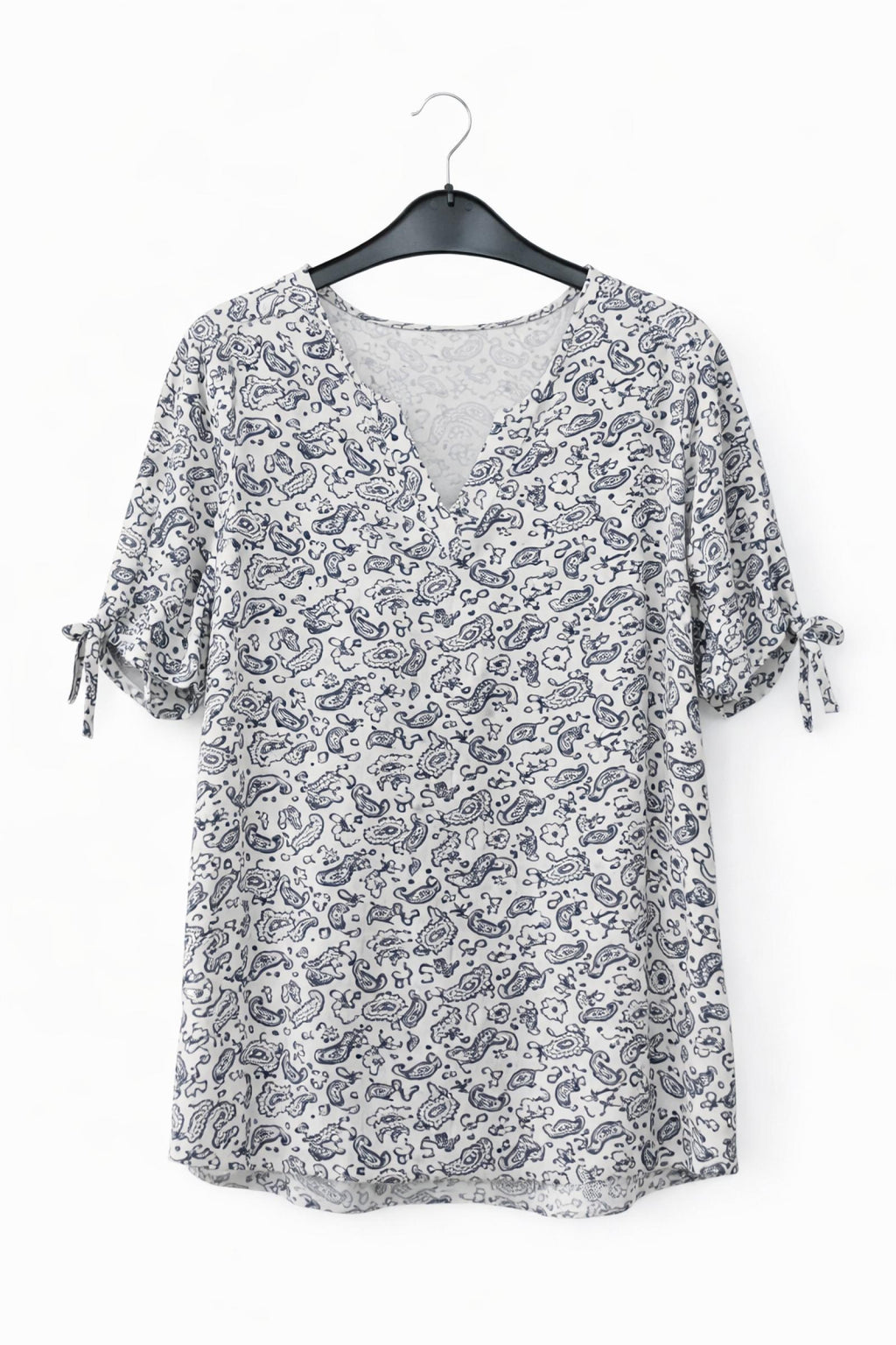 T-shirt grandes tailles cachemire Modèle Bianca - Santa Mode - vue 2