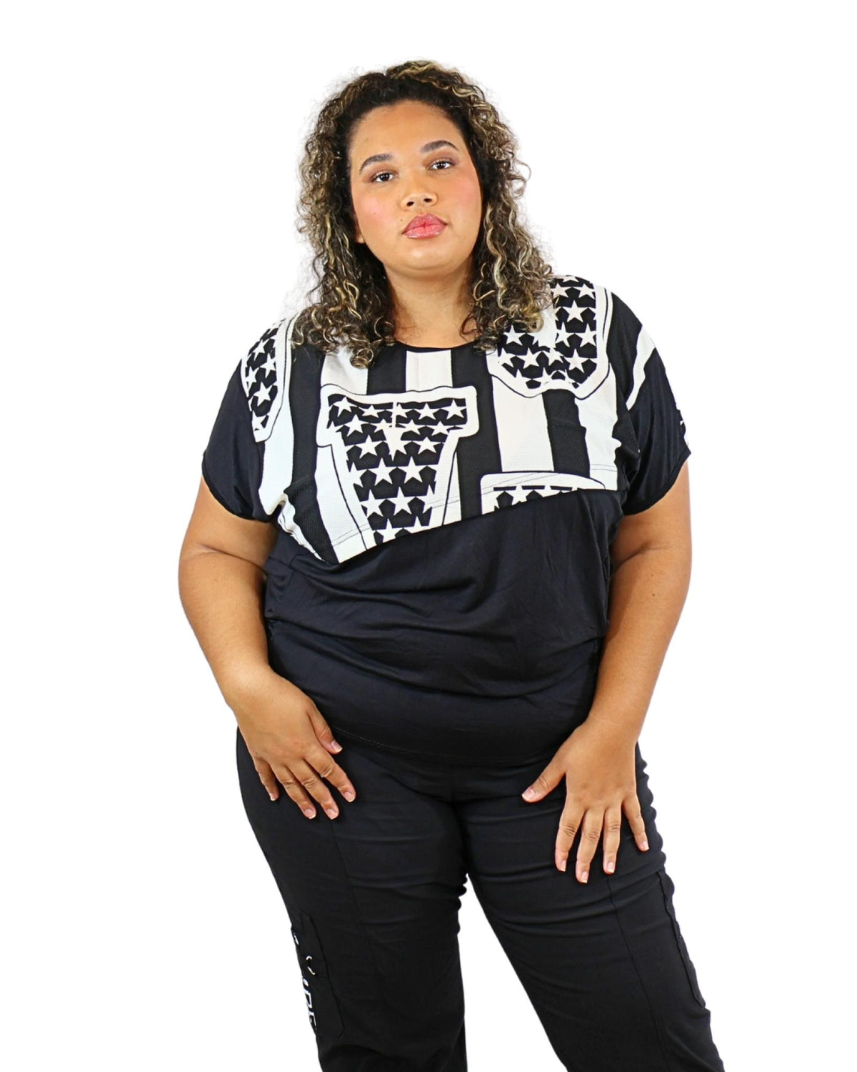 T-shirt graphique Modèle Théodora