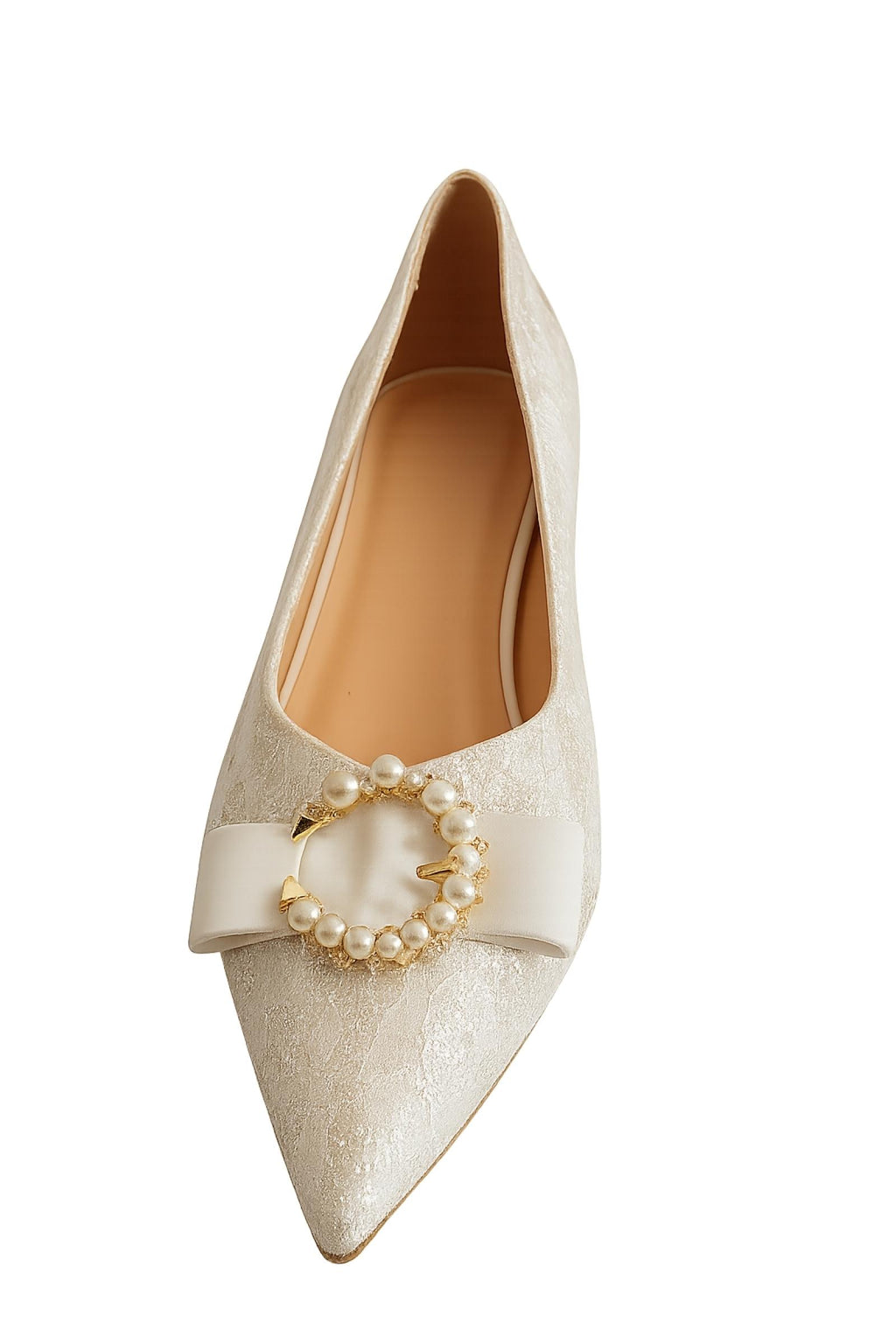 Talons femme grandes pointures bout pointu perles Modèle Ottawa - vue 2