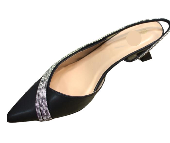 Talons femme grandes pointures slingback strass Modèle Monterrey - vue 2