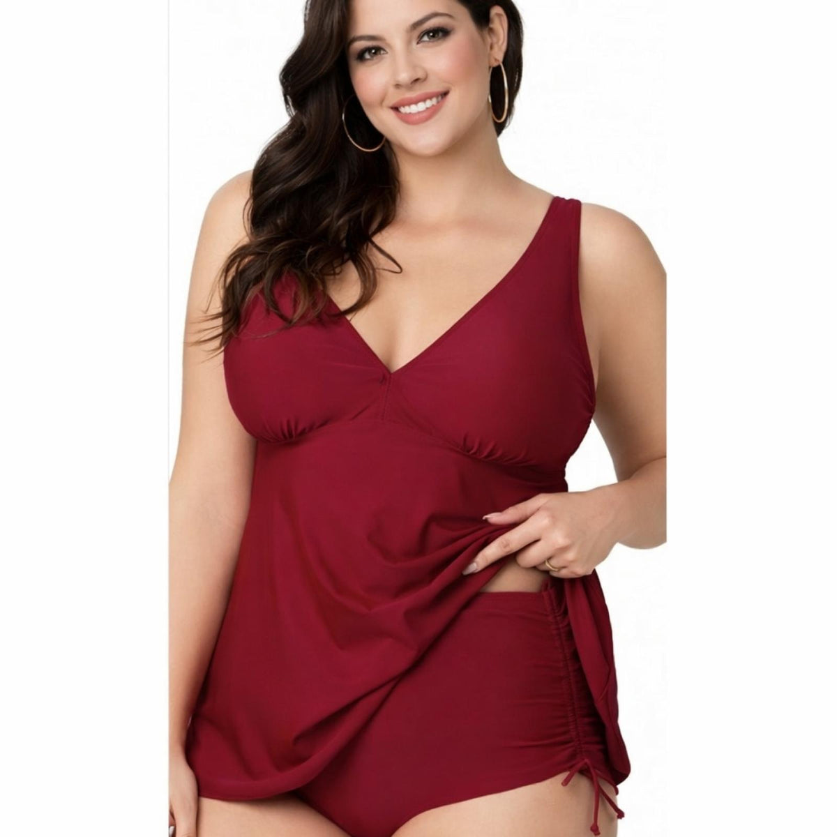 Tankini grandes tailles ajustable Modèle Malaga