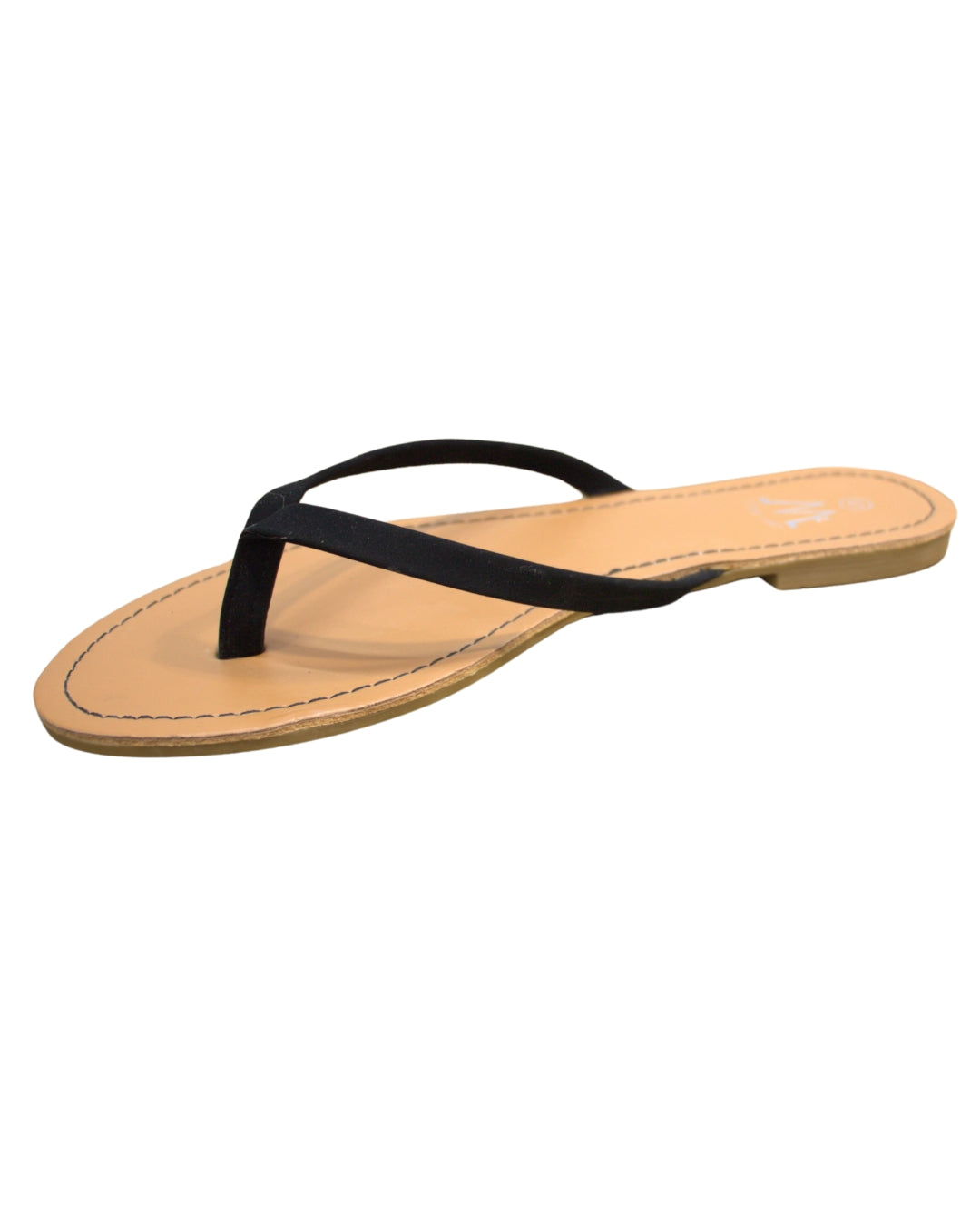 Tongs grandes pointures brides noires Modèle Cancun - vue 3