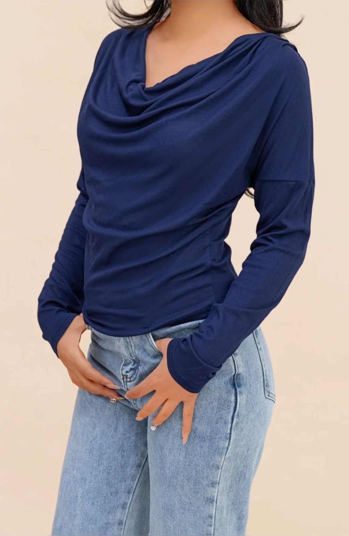Top Alana du 36 au 40 bleu - vue 3