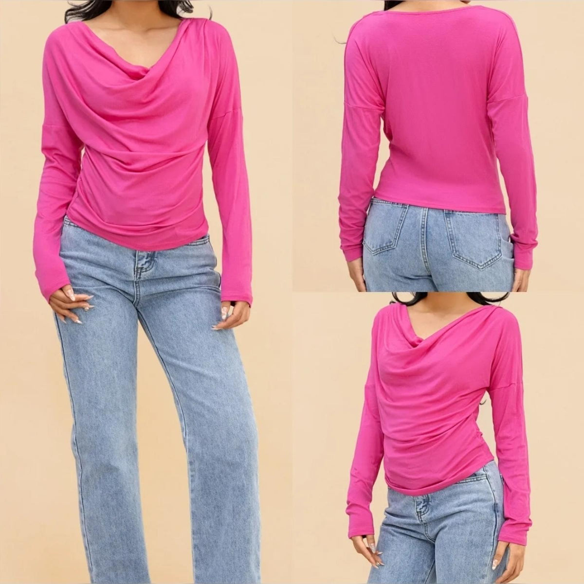 Top Alana du 36 au 40 fuchsia