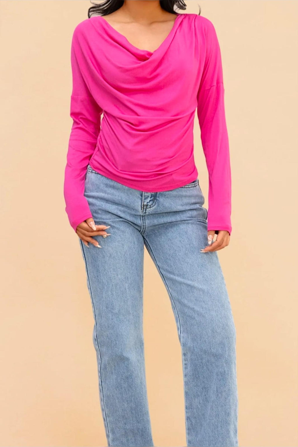 Top Alana du 36 au 40 fuchsia - vue 2